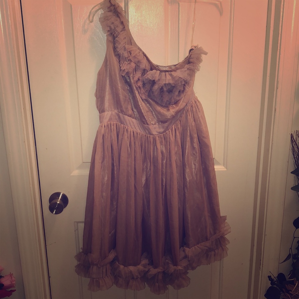 Silk lace dress